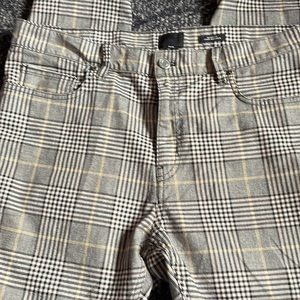 Plaid  H and M skinny fit pants